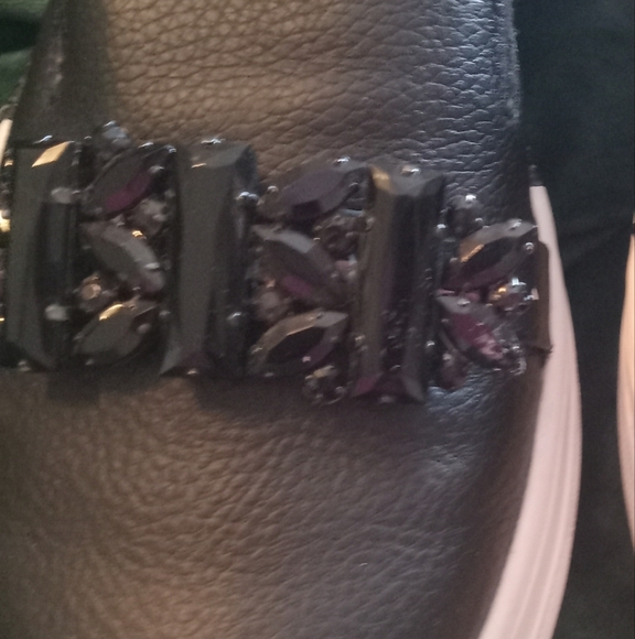 Karl Lagerfeld ParisLamirra Embellished Platform Sneakers Size 7 - Picture 8 of 12